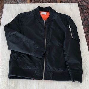 Fadeless American Rag Black MA-1 Flight Jacket Sm